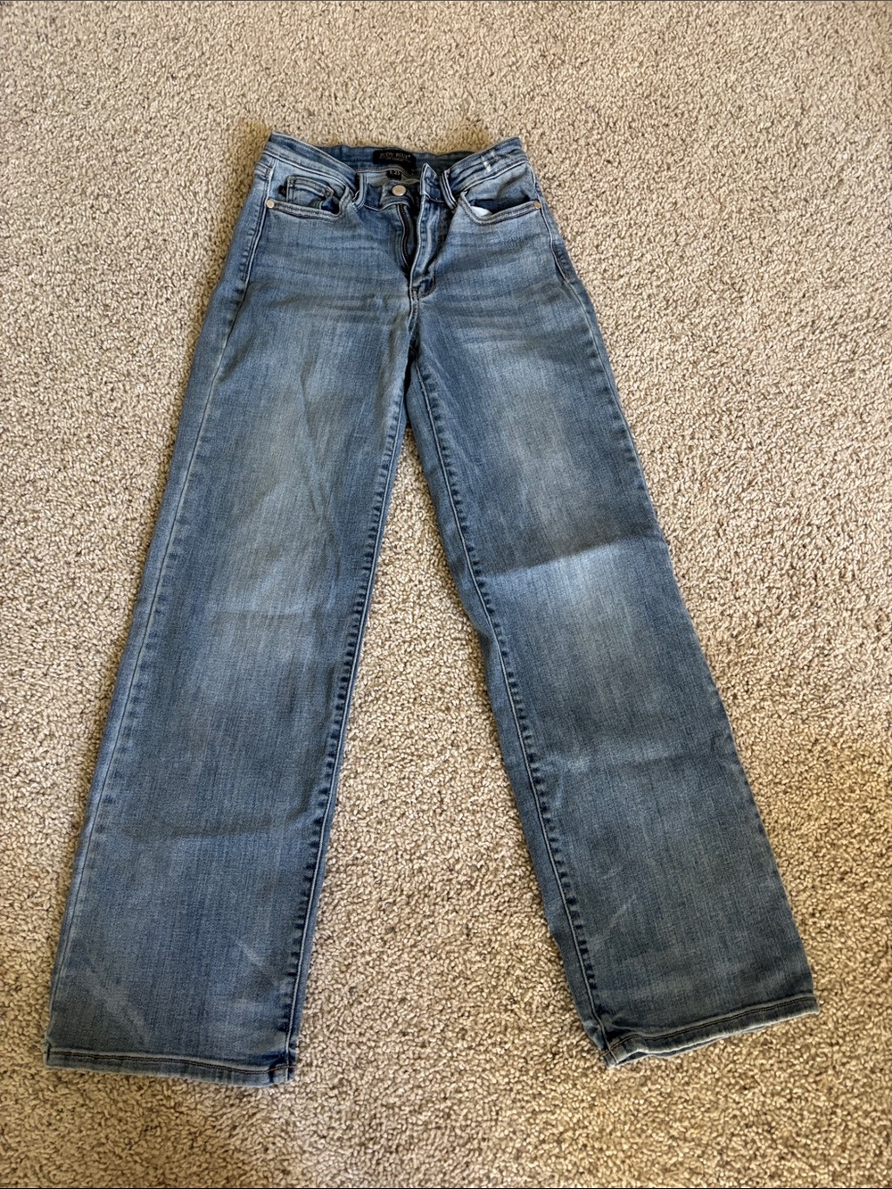Judy Blue Medium Wash Wide-Leg Jeans